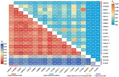 Population genetic variation and geographic distribution of suitable areas of Coptis species in China